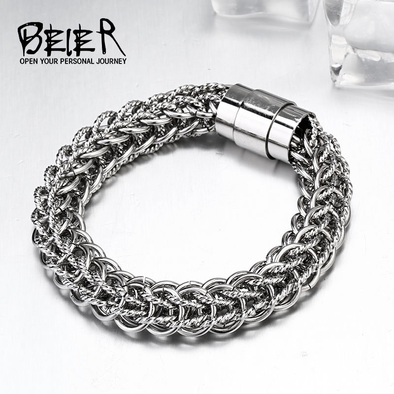 Beier 316L stainless steel bracelet  ߰ (High..